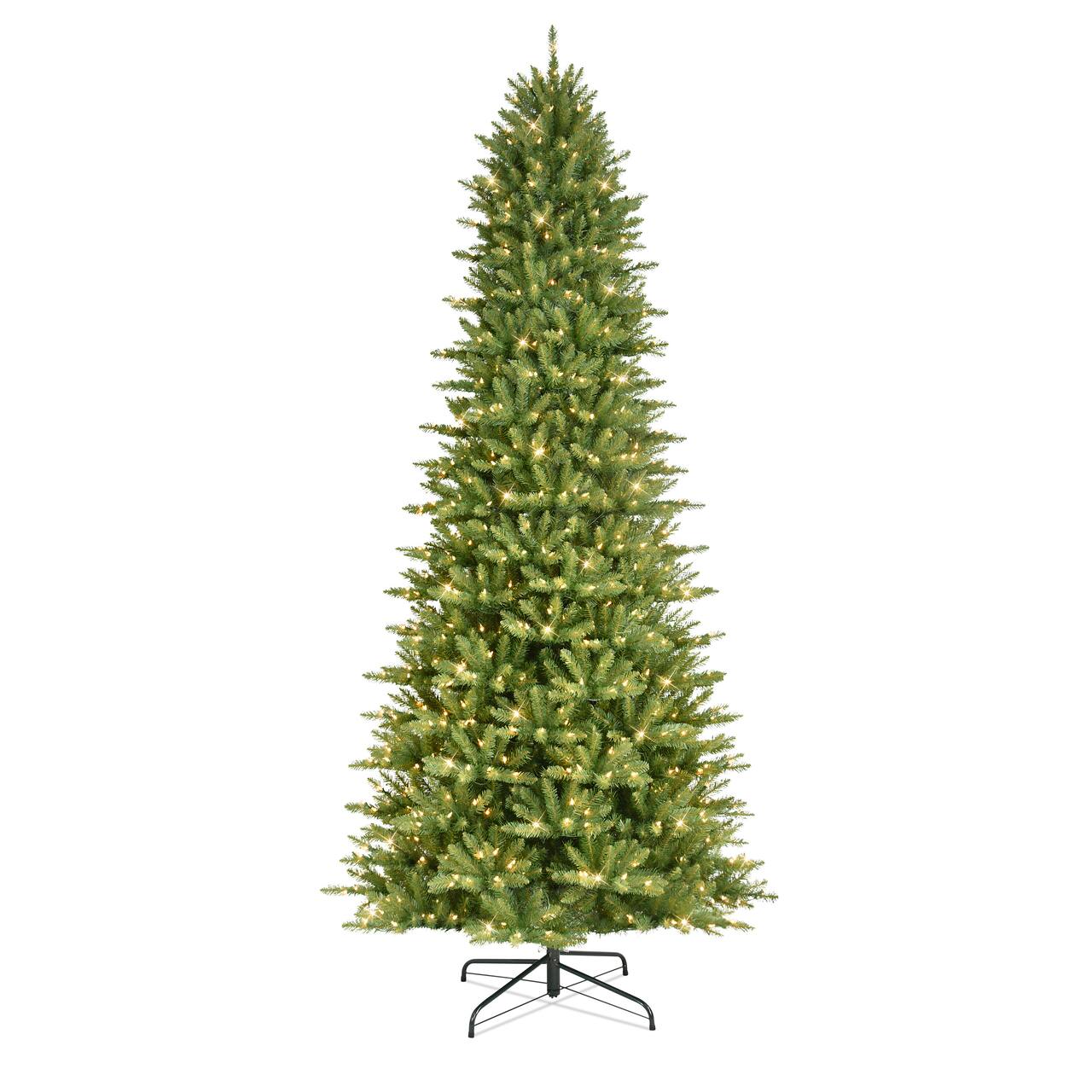 10ft. Pre-Lit Slim Fraser Fir Artificial Christmas Tree, Clear Lights